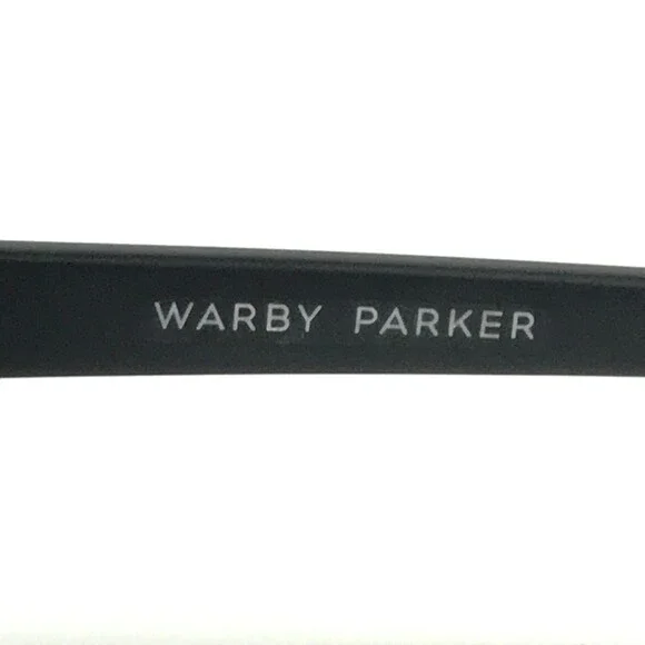 Warby Parker Sunglasses BARKLEY M 103 Matte Square Frames with Black Lenses